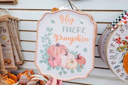 New Dollar Tree Fall Decor: Stackable Pumpkins, Garlands, and More card image