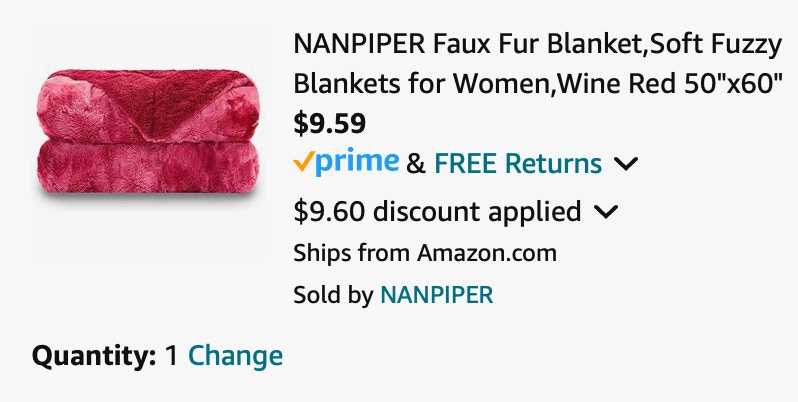 Amazon Faux Fur Blanket 2024