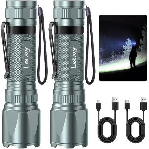 Rechargeable Flashlights 2-Pack