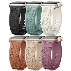 Floral Smart Watch Band 6-Pack