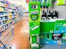 swiffer sweeper kit on walmart shelf