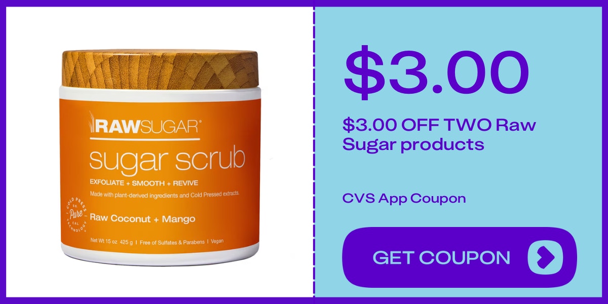 raw sugar scrub