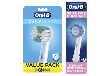 2 Oral-B Brush Head Refill Packs
