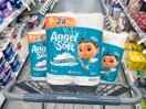 angel soft toilet paper in walgreens cart