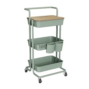 3-Tier Rolling Utility Cart