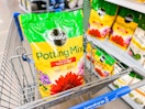 Miracle Gro Potting Soil in Walmart shopping cart