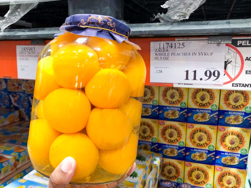 costco zalea whole peaches in syrup