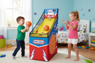 walmart little tikes basketball arcade