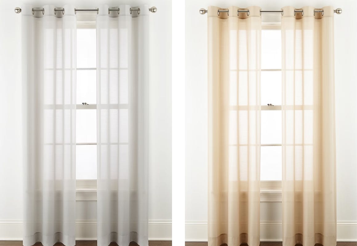 Home Expressions Sheer Curtain Panel