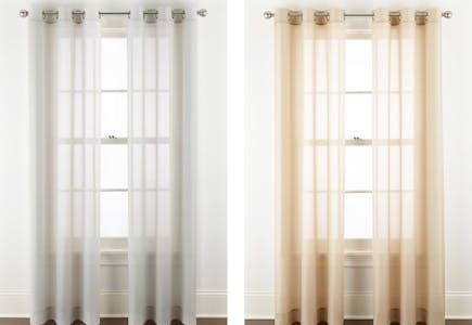 Home Expressions Sheer Curtain Panel