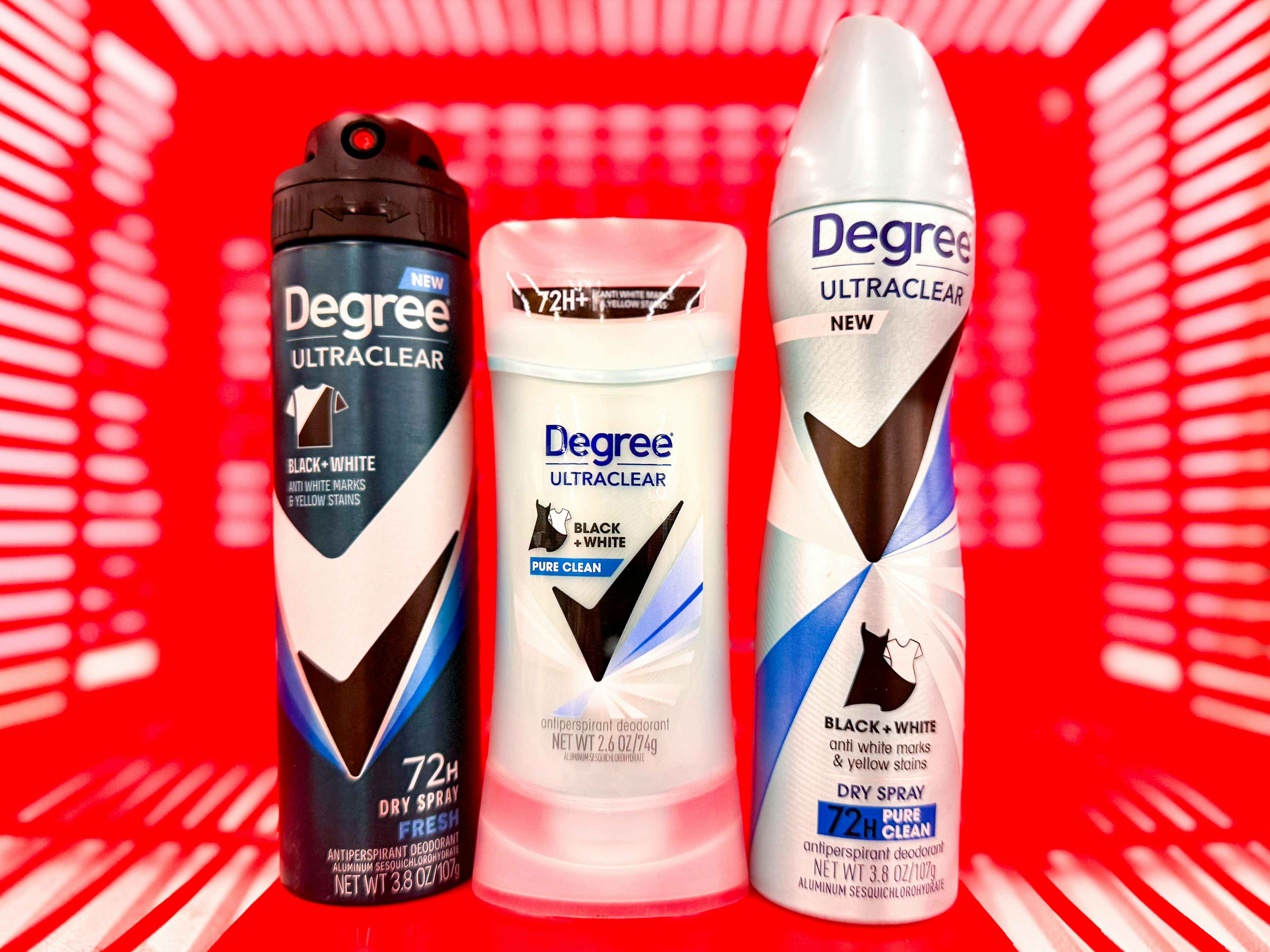degree utraclear deodorant and sry sprays cvs target482