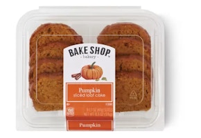 Bake Shop Pumpkin Sliced Loaf Cake