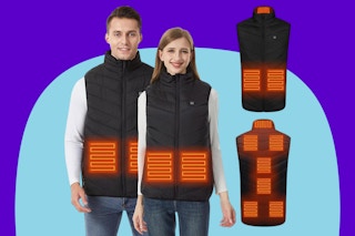Women and Men Heated Vest with 9 Heating Zones.