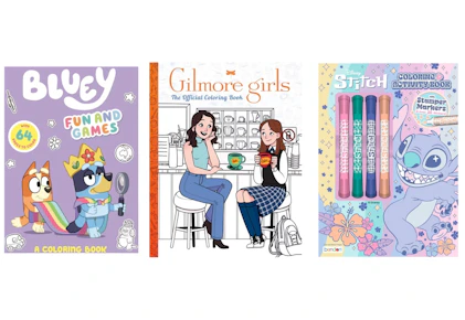 3 Coloring Books
