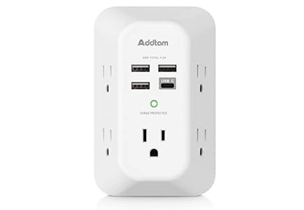 USB Wall Charger Surge Protector