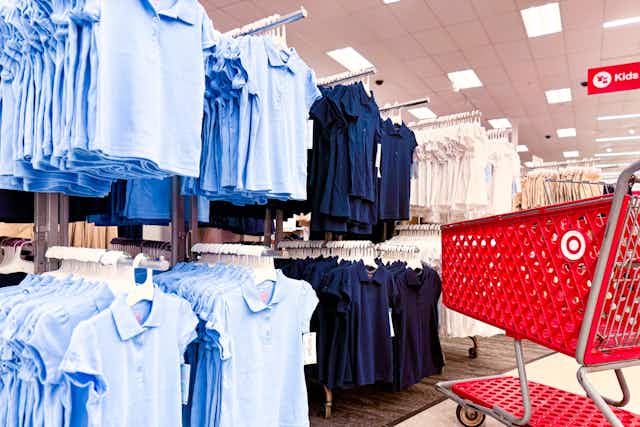 Cat & Jack Uniform Polo Shirts on Sale — Prices Start at $3.80 at Target card image