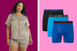 This Week’s Best Walmart Clothing Deals: $9 Pajamas and $10 Underwear Packs card image