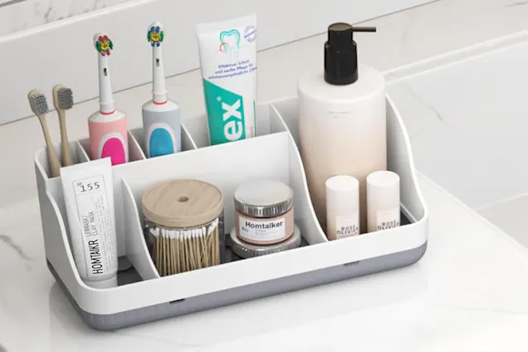 Grab This Bathroom Counter Organizer for Only $9.98 on Amazon
