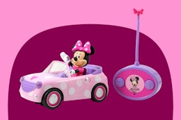 Stock image of the Minnie Mouse RC toy car