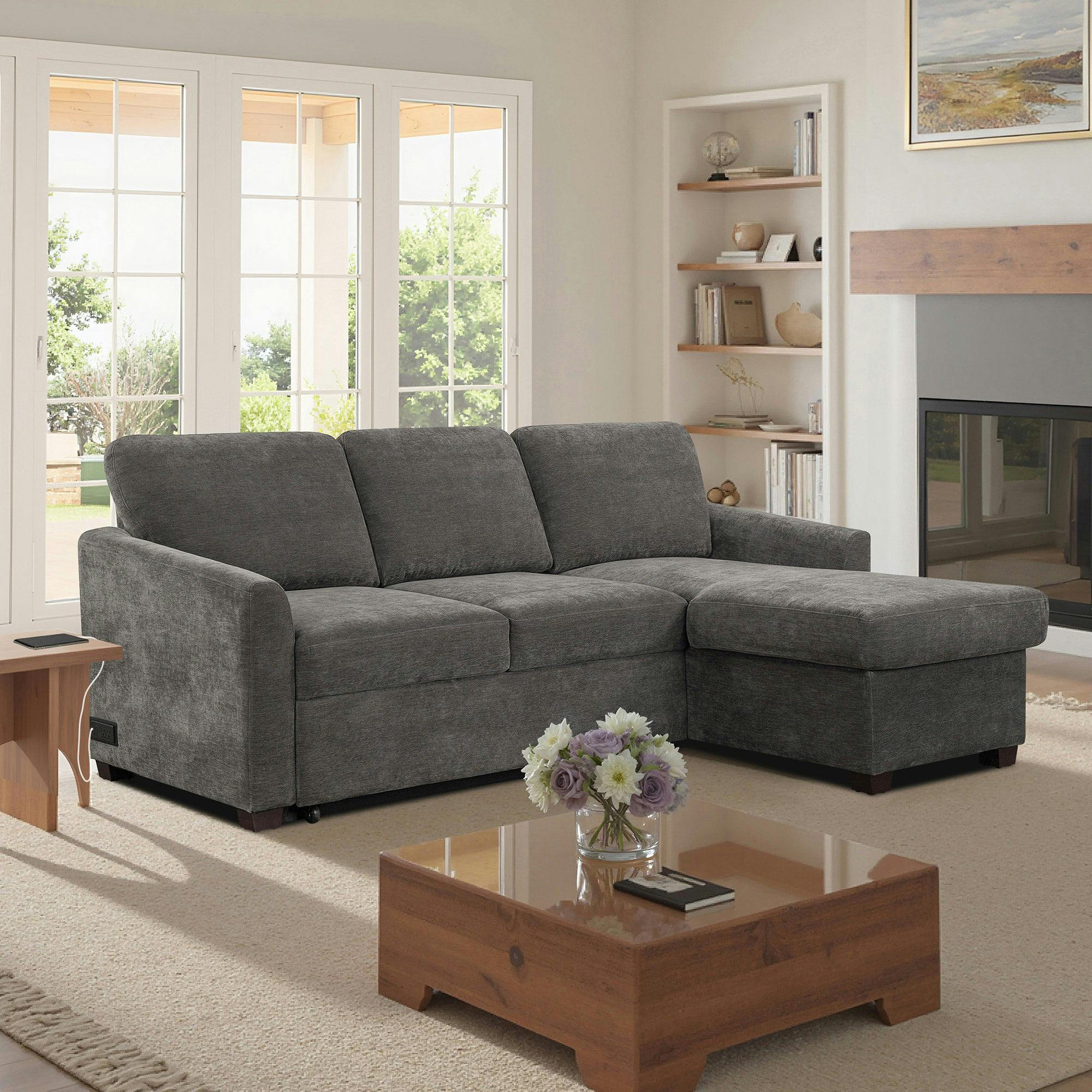 Convertible Sofa with Storage