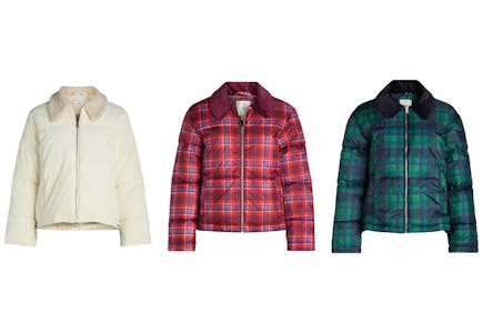 Free Assembly Women's Puffer Jacket