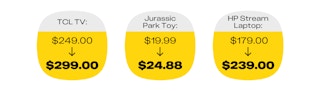 items going up in price at Walmart because of tariffs