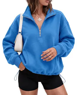 Women's Half Zip Sweatshirt