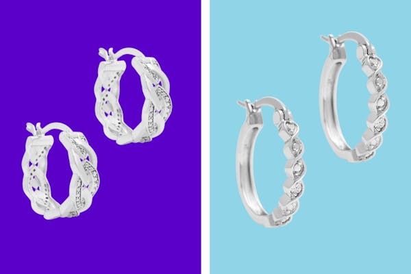Get 3 Pairs of Diamond Hoop Earrings for Only $33 ($410 Value)