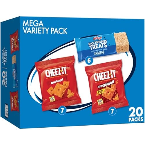 Kellogg's Cheez-It & Rice Krispies 20-Pack