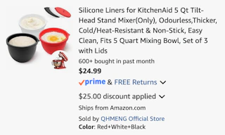 Amazon Silicone Mixer Bowl Liners 2026
