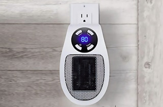 a small heater thats plugged into the wall