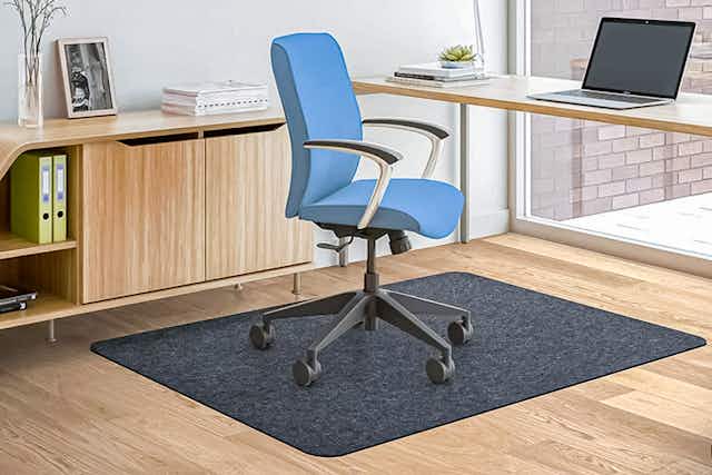 Press and Stick Chair Mat for Hard Floors, Only $20 at Walmart (Reg. $60) card image