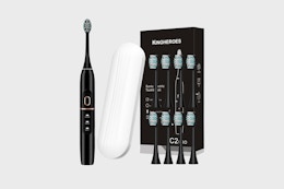 Sonic Electric Toothbrush Set, Just $8.99 on Amazon (Reg. $15) card image