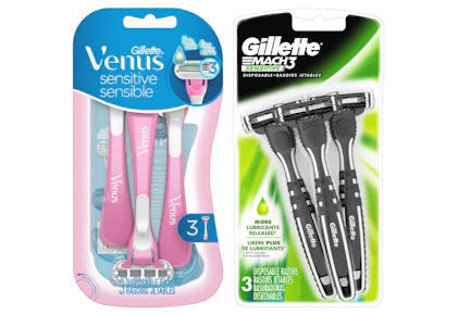 1 Gillette + 1 Venus Razor Pack