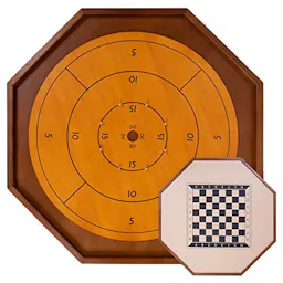 Crokinole & Checkers Board Game