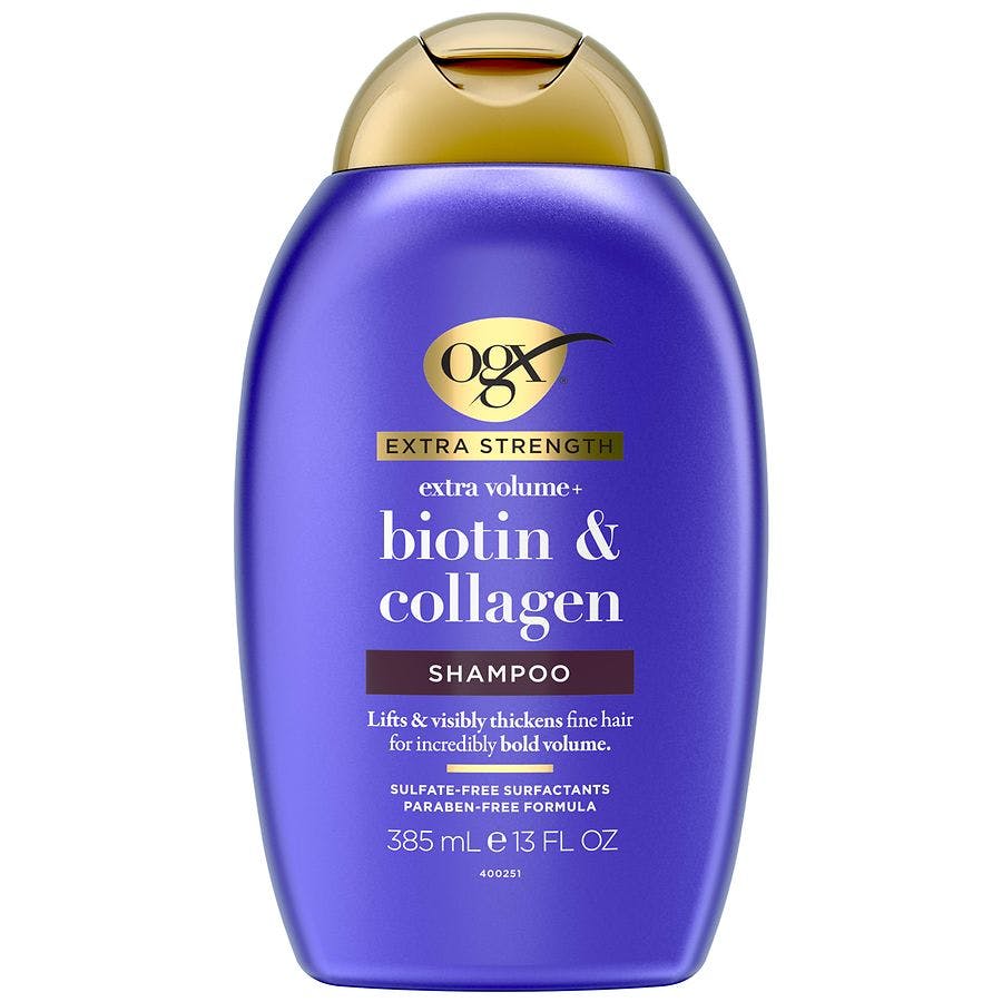 2 OGX Biotin & Collagen Shampoos