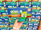 hand holding a box of gogo squeez halloween pouches