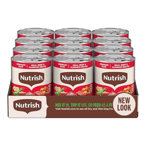 Nutrish Beef Paté Wet Dog Food 12-Pack