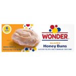 2 Wonder Glazed Honey Buns Packs
