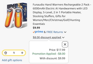 smart handwarmers cart