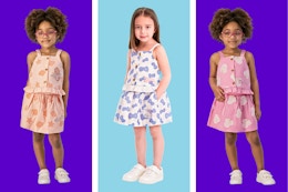 New Styles for $9 at Walmart — Get This Toddler Character Top and Skirt Set card image