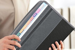 Accordion File Organizer, Just $9.99 on Amazon card image