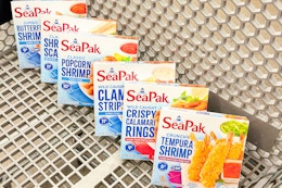 BOGO Free SeaPak Frozen Seafood at Kroger — Just $5 per Box card image