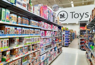 Toy aisle at Walmart