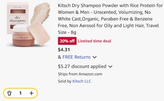 Kitsch Dry Shampoo Powder
