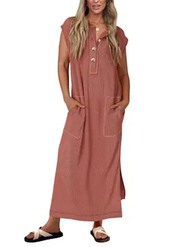 KIRUNDO Women's Maxi Dress