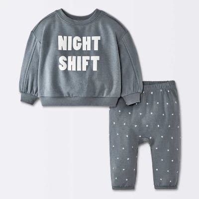 Cloud Island Baby Sweatshirt & Pants Set
