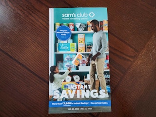 sam's club instant savings book