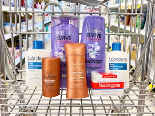 loreal lubriderm sheamoisture neutrogena in cart