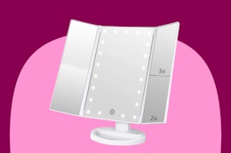 Get a Trifold Magnifying Makeup Mirror for Only $12 on Amazon card image